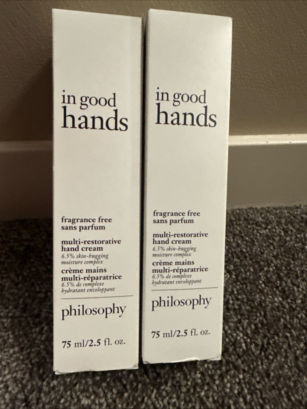 philosophy In Good Hands Fragrance-Free Multi-Restorative Hand Cream - New, 2pk